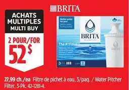 Canadian Tire Water Pitcher Filter, 3-Pk offer