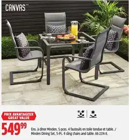 Canadian Tire Minden Dining Set offer