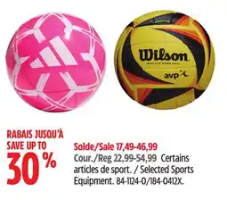 Canadian Tire Selected Sports Equipment offer
