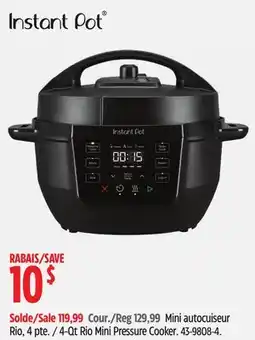 Canadian Tire 4-Qt Rio Mini Pressure Cooker offer