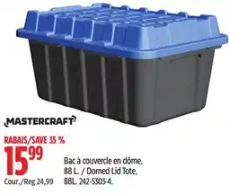 Canadian Tire Mastercraft Domed Lid Tote offer