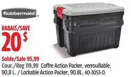 Canadian Tire Lockable Action Packer offer