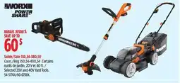 Canadian Tire Selected 20V and 40V Yard Tools offer