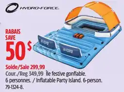 Canadian Tire HYDRO-FORCE Inflatable Party Island offer