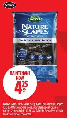 Canadian Tire Scotts Nature Scapes Mulch offer