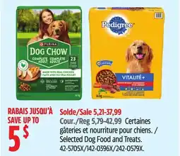 Canadian Tire Selected Purina Dog Food and Treats offer