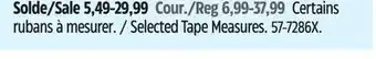 Canadian Tire Selected Tape Measures offer