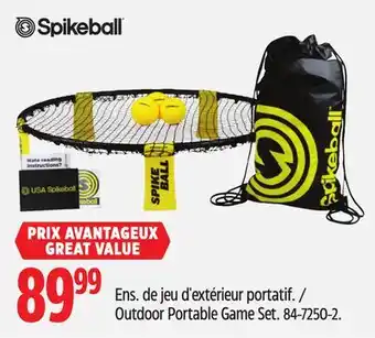 Canadian Tire Spikeball Outdoor Portable Game Set offer