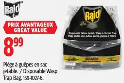 Canadian Tire Raid Disposable Wasp Trap Bag offer