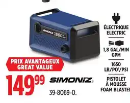 Canadian Tire SIMONIZ Selected Pressure Washers offer