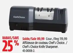 Canadian Tire Chef's Choice Knife Sharpener offer