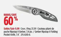 Canadian Tire Gerber Ripstop II Folding Pocket Knife, 7.4˝ offer