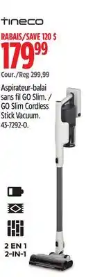 Canadian Tire GO Slim Cordless Stick Vacuum offer