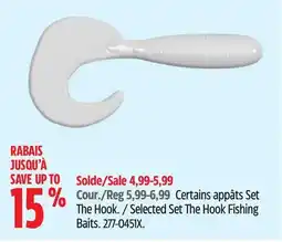 Canadian Tire Selected Set The Hook Fishing Baits offer