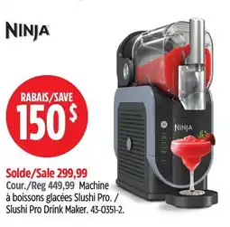 Canadian Tire NINJA Slushi Pro Drink Maker offer