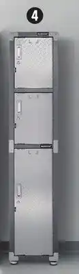 Canadian Tire Mastercraft 3-Door Locker with Shelves offer