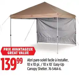 Canadian Tire Outbound 10 x 10´ Easy-Up Canopy Shelter offer
