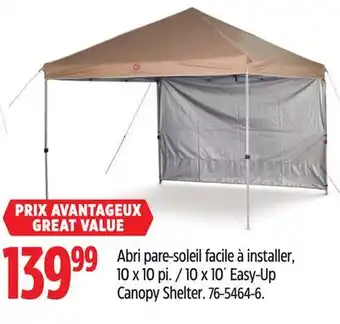 Canadian Tire Outbound 10 x 10´ Easy-Up Canopy Shelter offer