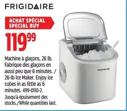 Canadian Tire FRIGIDAIRE 26-lb Ice Maker. Enjoy ice cubes in as little as 6 minutes offer