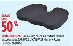 Canadian Tire CAR PASS Memory Foam Cushion offer