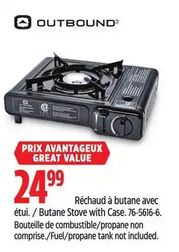 Canadian Tire Outbound Butane Stove with Case offer