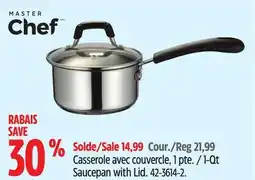 Canadian Tire Master Chef 1-Qt Saucepan with Lid offer