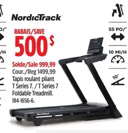 Canadian Tire Nordictrack T Series 7 Foldable Treadmill offer