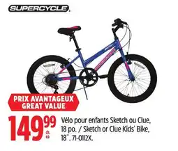 Canadian Tire Sketch or Clue Kids' Bike, 18˝ offer