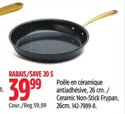 Canadian Tire Ceramic Non-Stick Frypan, 26cm offer