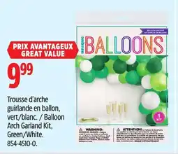 Canadian Tire Balloon Arch Garland Kit offer