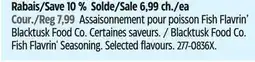 Canadian Tire Blacktusk Food Co. Fish Flavrin' Seasoning offer