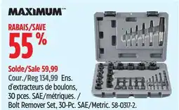 Canadian Tire MAXIMUM Bolt Remover Set, 30-Pc offer
