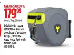 Canadian Tire ProFlex Auto Hose Reel with Nozzle, 120 offer