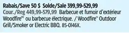 Canadian Tire Woodfire Outdoor Grill/Smoker or Electric BBQ offer