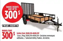 Canadian Tire Selected Utility Trailers offer