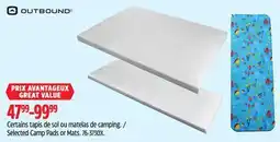 Canadian Tire Outbound Selected Camp Pads or Mats offer