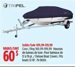 Canadian Tire Deluxe Boat Covers offer