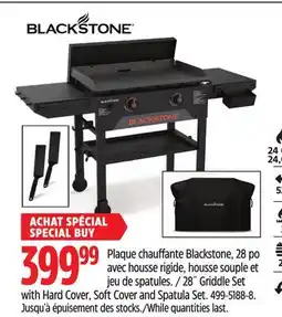 Canadian Tire Blackstone 28˝ Griddle Set with Hard Cover offer