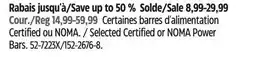 Canadian Tire Selected Certified or NOMA Power Bars offer