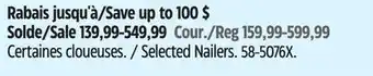 Canadian Tire Selected Nailers offer
