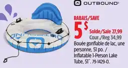Canadian Tire Outbound Inflatable 1-Person Lake offer
