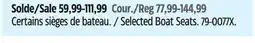 Canadian Tire Leopard Selected Boat Seats offer