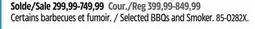 Canadian Tire Selected BBQs and Smoker offer