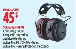 Canadian Tire 3M WorkTunes Active Pro Hearing Protector offer