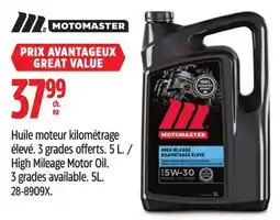 Canadian Tire High Mileage Motor Oil offer