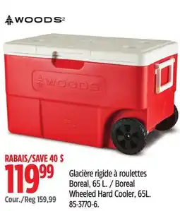 Canadian Tire Boreal Wheeled Hard Cooler, Woods offer
