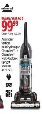 Canadian Tire Bissell CleanView Multi-Cyclonic Upright Vacuum offer