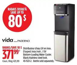Canadian Tire Vida by PADERNO UV Bottom-Loading Water Cooler offer