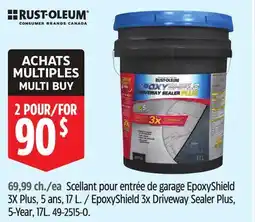 Canadian Tire RUST-OLEUM EpoxyShield 3x Driveway Sealer Plus, 5-Year, 17L offer