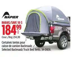 Canadian Tire NAPIER Selected Backroadz Truck Bed Tents offer